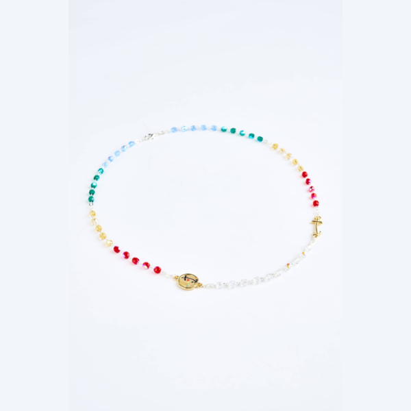 Collana Rosario Arcobaleno della Fede